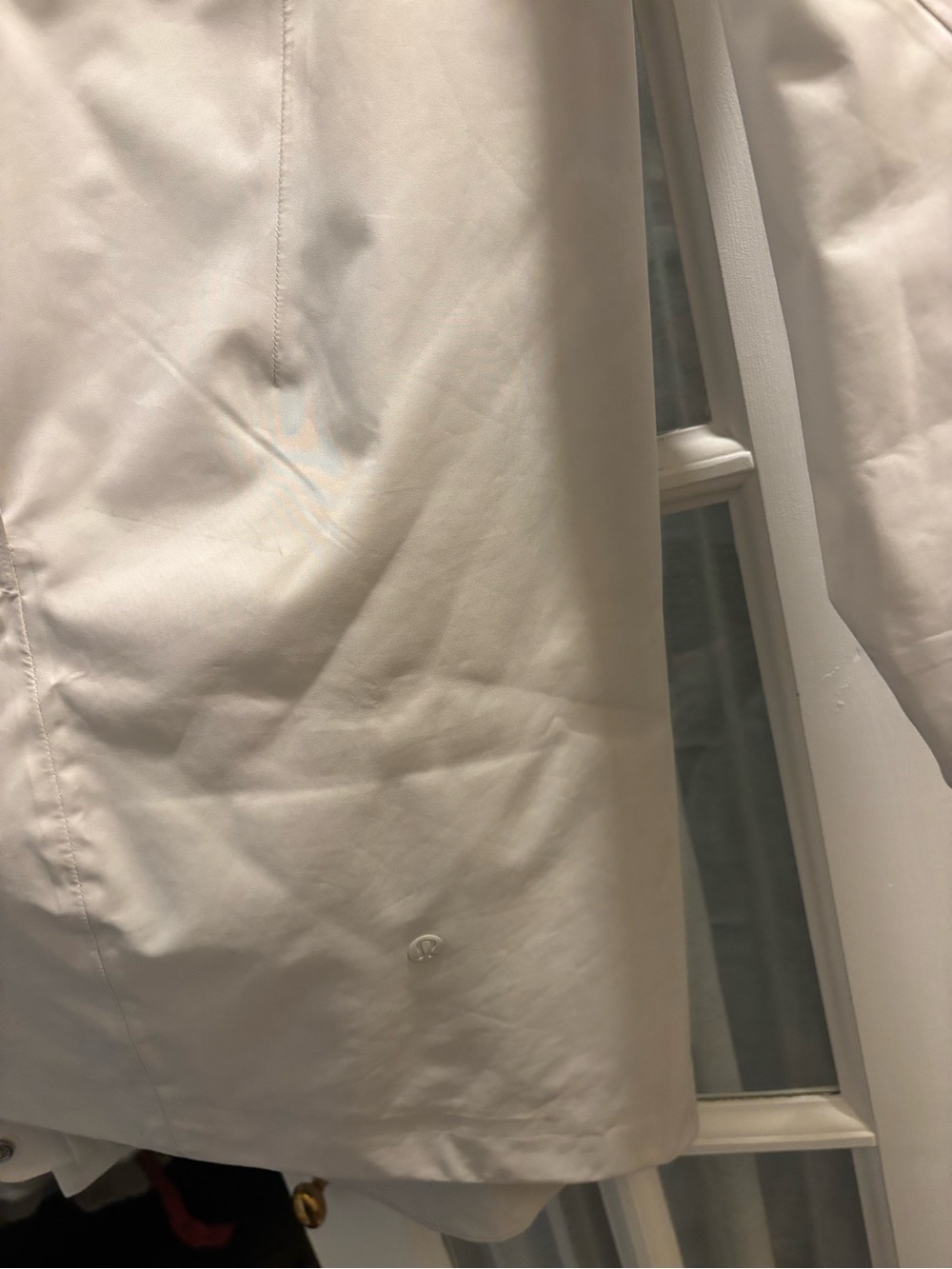 lululemon rain rebel Light Cream Hooded Trench / Rain Coat - Picture 6 of 10
